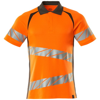 Mascot Polo-Shirt, moderne Passform Polo-shirt Gr. M ONE, hi-vis orange/dunkelanthrazit