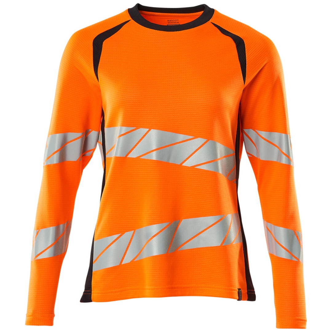 Mascot Damen-T-Shirt 19091-771-14010 Gr. 5XL hi-vis orange/schwarzblau