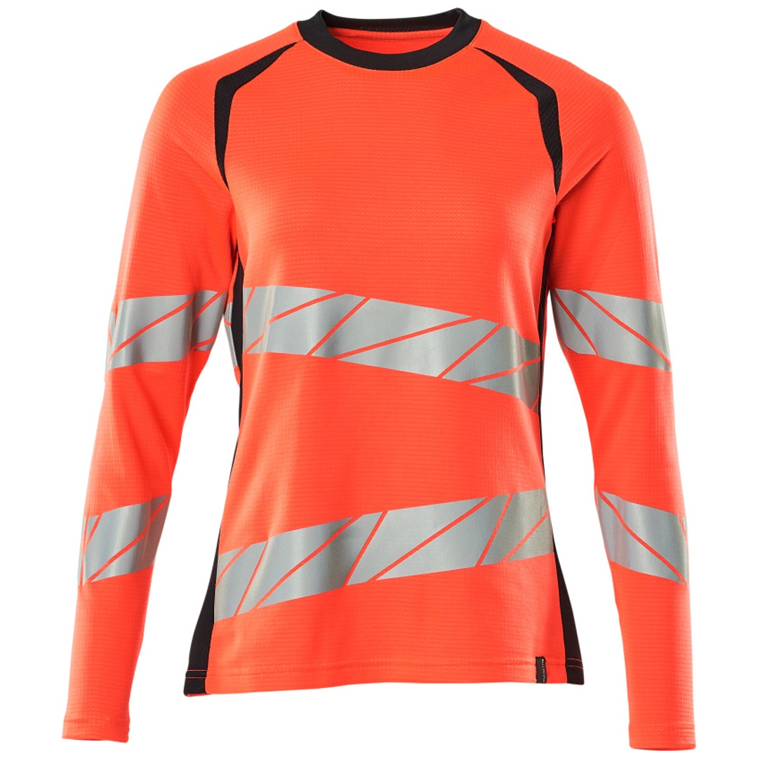 Mascot Damen-T-Shirt 19091-771-22210 Gr. S hi-vis rot/schwarzblau