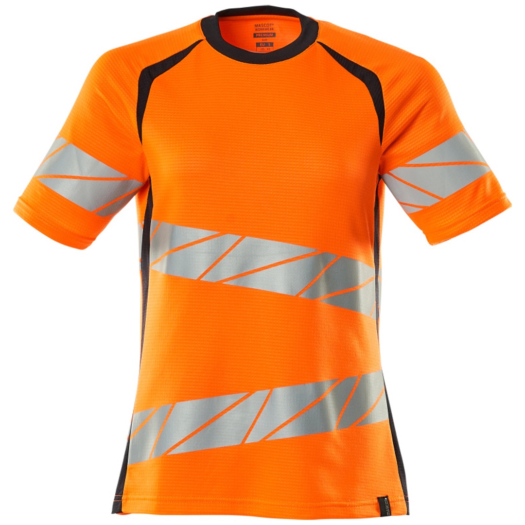Mascot Damen-T-shirt 19092-771 XS hi-vis orange/schwarzblau
