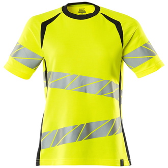 Mascot T-Shirt, Damenpassform T-shirt Gr. L ONE, hi-vis gelb/schwarzblau