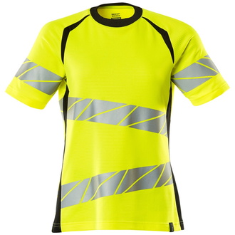 Mascot T-Shirt, Damenpassform T-shirt Gr. S ONE, hi-vis gelb/schwarz