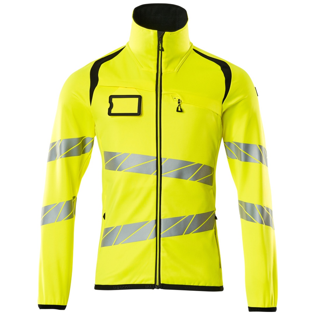 Mascot Fleecepullover mit Reißverschluss 19103 Gr. L hi-vis gelb/schwarz