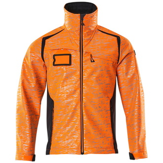 Mascot Softshelljacke mit Reflexeffekte 19202 Gr. 2XL hi-vis orange/schwarzblau