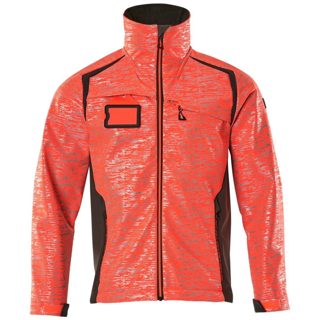 Mascot Softshelljacke mit Reflexeffekte 19202 Gr. 5XL hi-vis rot/dunkelanthrazit