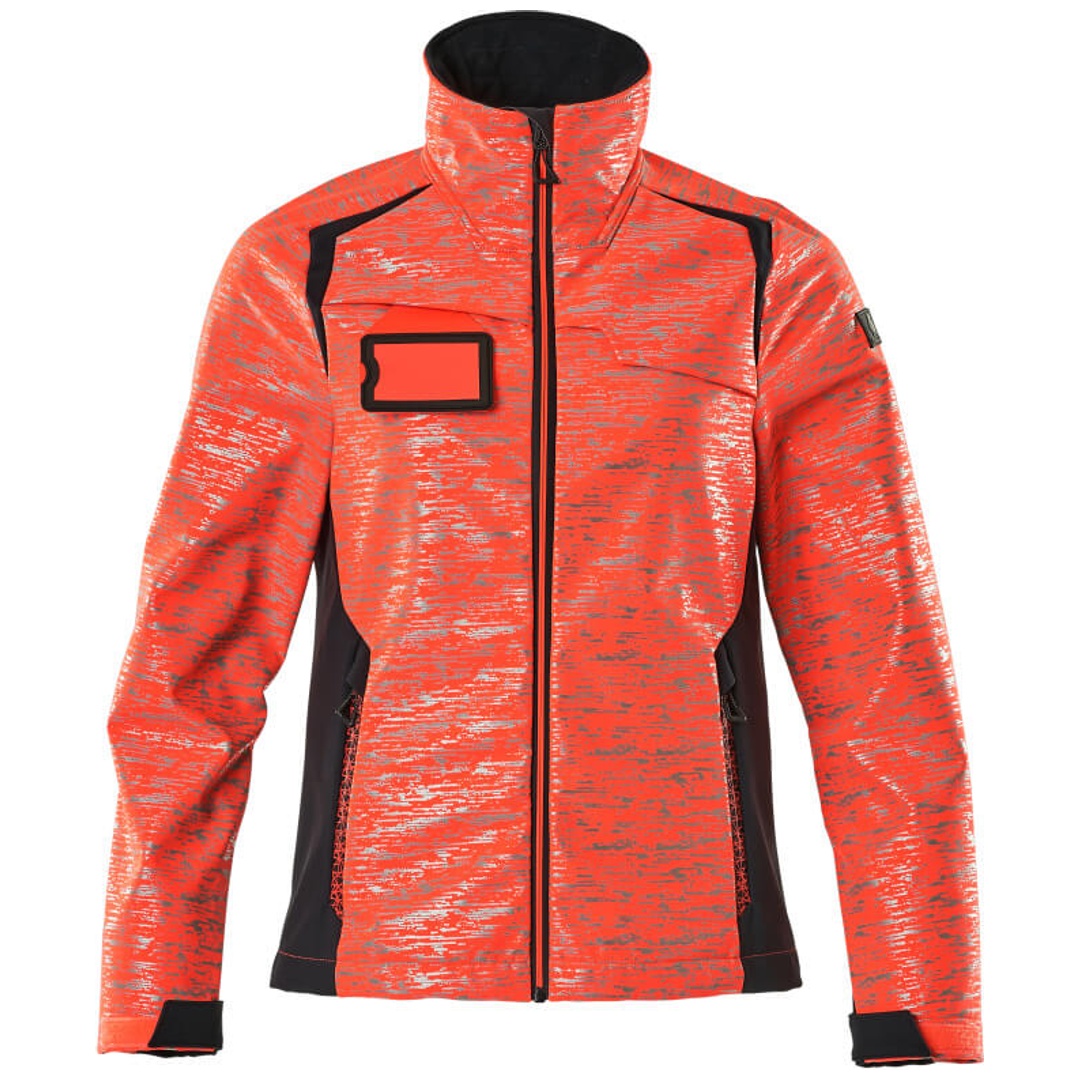 MASCOT ACCELERATE SAFE Damen Softshelljacke 19212-291 Gr. 2XL Hi-vis rot/schwarzblau