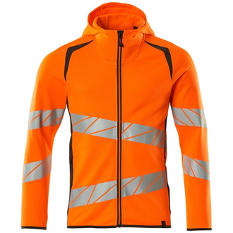 Mascot Sweatshirt mit Kapuze, moderne Passform Kapuzensweatshirt Gr. XS, hi-vis orange/dunkelanthrazit