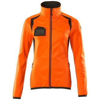 Mascot Fleecepullover mit Reißverschluss 19453, Damen Gr. 5XL, hi-vis orange/dunkelanthrazit