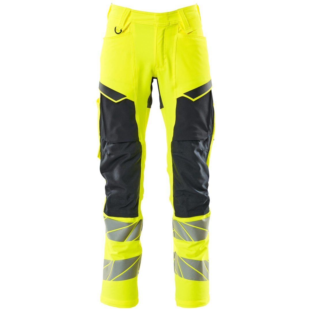 MASCOT ACCELERATE SAFE Warnschutz-Stretchhose 19479 Gr. 90C47 hi-vis gelb/schwarzblau