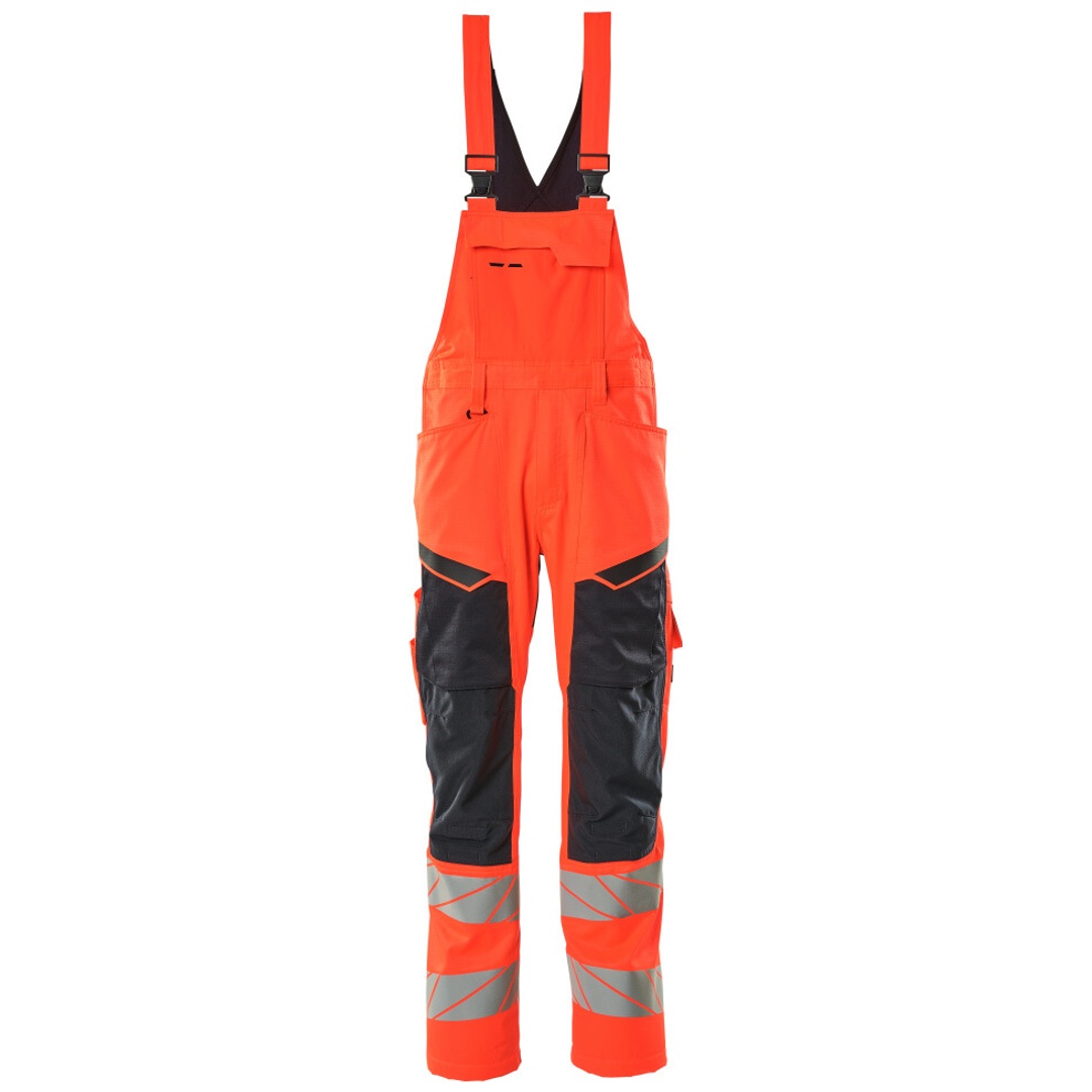 Mascot Warnschutz Latzhose 19569-236-22210 Gr. 82C52 hi-vis rot/schwarzblau