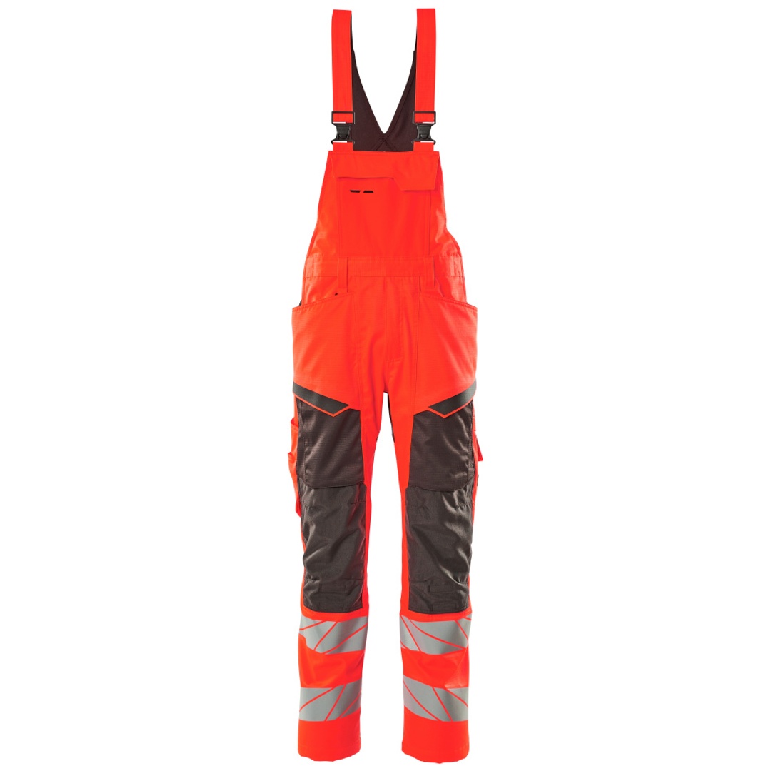 Mascot Warnschutz Latzhose 19569-236-22218 Gr. 90C52 hi-vis rot/dunkelanthrazit