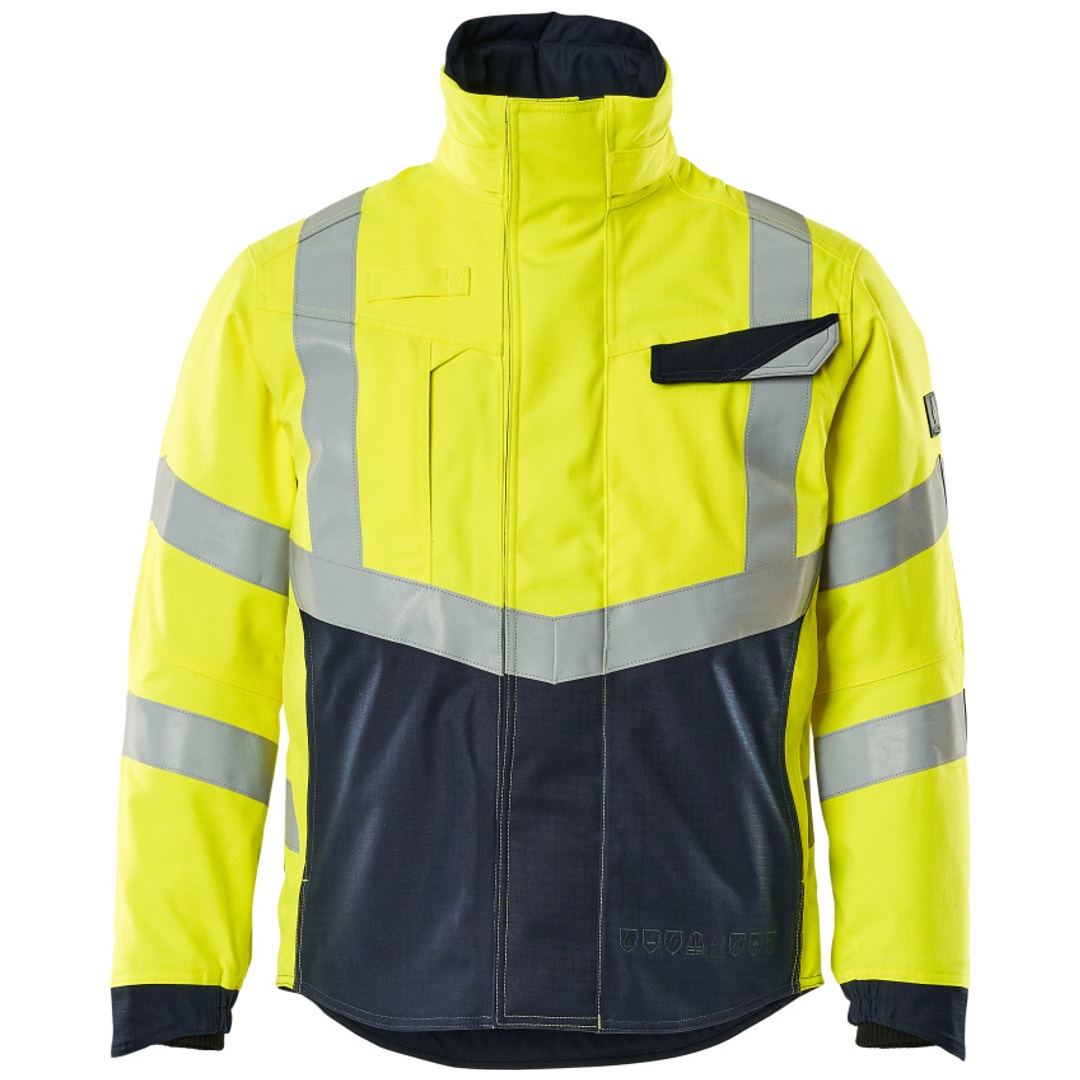 Mascot Arbeitswinterjacke mit Steppfutter 19835-217 Gr. M hi-vis gelb/schwarzblau