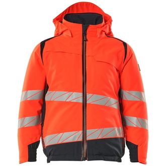 Mascot Winterjacke Kinder Gr. 116 hi-vis rot/schwarzblau