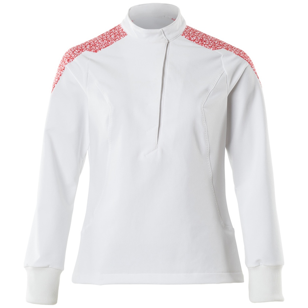 Mascot Schlupfkasack, Damen, ULTIMATE STRETCH Gr. XL, weiss/verkehrsrot