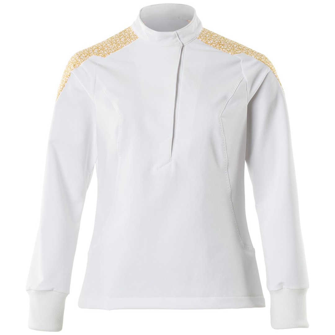Mascot Schlupfkasack, Damen, ULTIMATE STRETCH Gr. M, weiss/currygelb