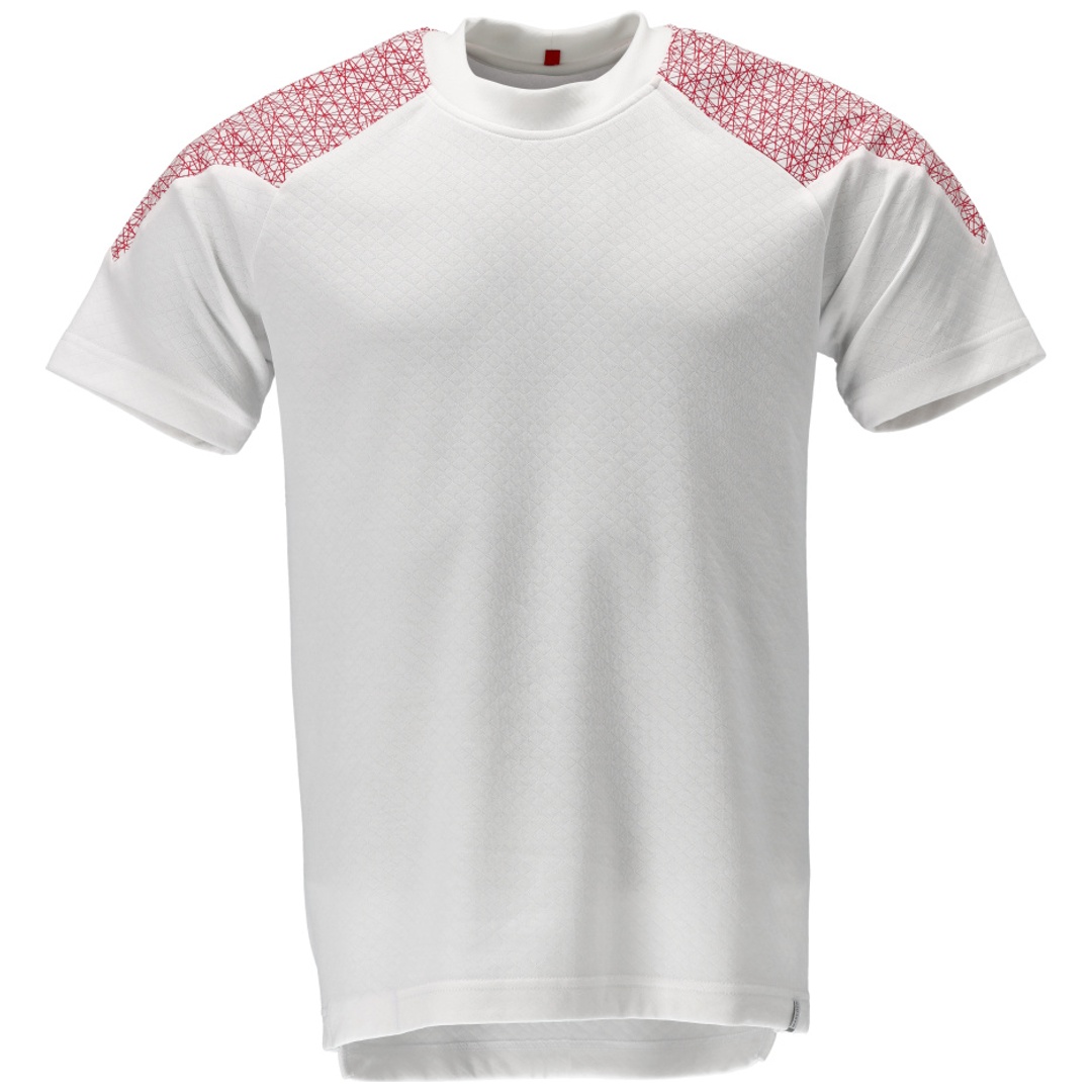 Mascot T-shirt 20082-933-06202 Gr. 2XL weiss/verkehrsrot
