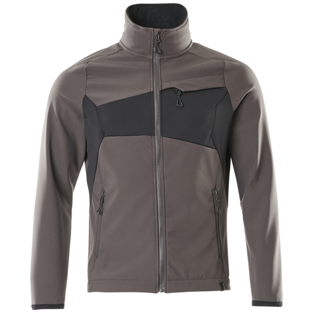 Mascot Accelerate Soft Shell Jacke 20102 Gr. XS dunkelanthrazit / schwarz