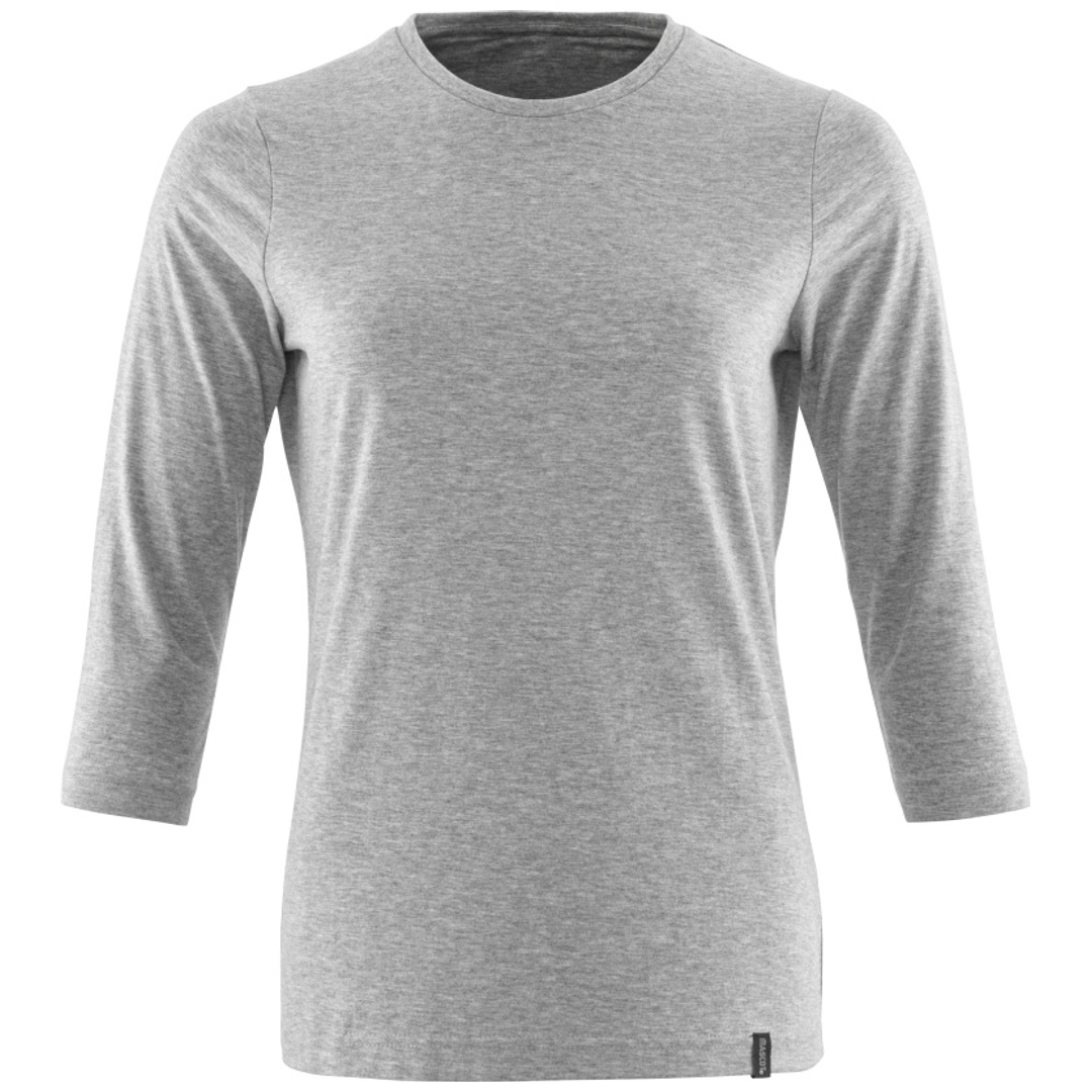 Mascot T-Shirt mit ¾ Arm ProWash CROSSOVER Damen 20191 Gr. 2XL grau-meliert
