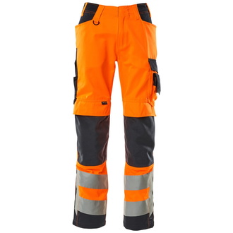 Mascot SAFE SUPREME leichte Warnschutz-Sommerhose 20879 Gr. 82C44 hi-vis orange/schwarzblau