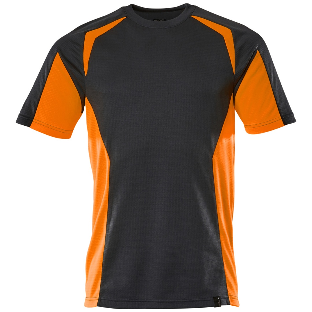 Mascot T-Shirt 22082-771-01014 Gr. 5XL schwarzblau/hi-vis orange