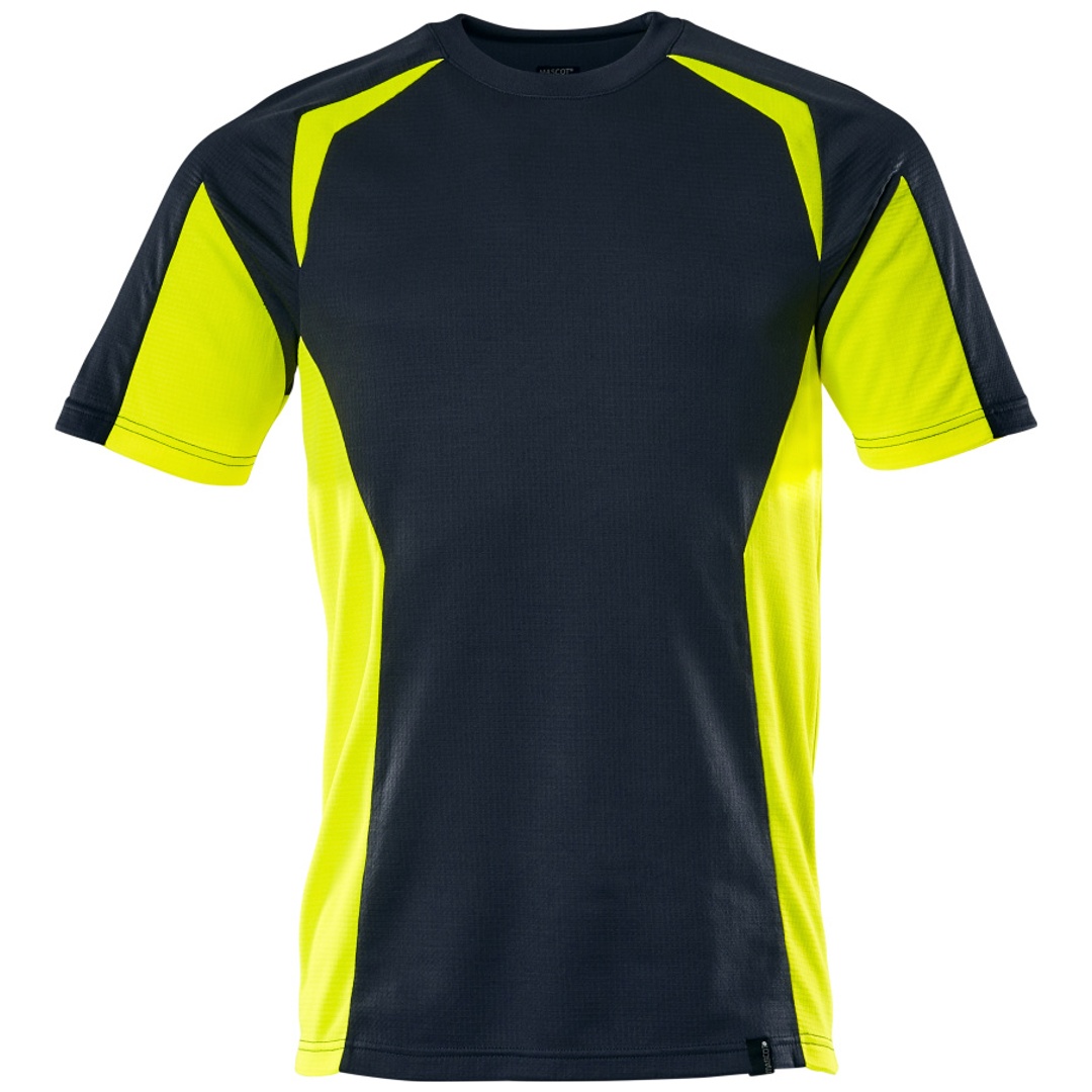 Mascot T-Shirt 22082-771-01017 Gr. 5XL schwarzblau/hi-vis gelb
