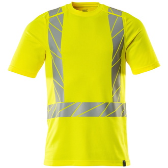 Mascot T-Shirt, moderne Passform T-shirt Gr. L, hi-vis gelb