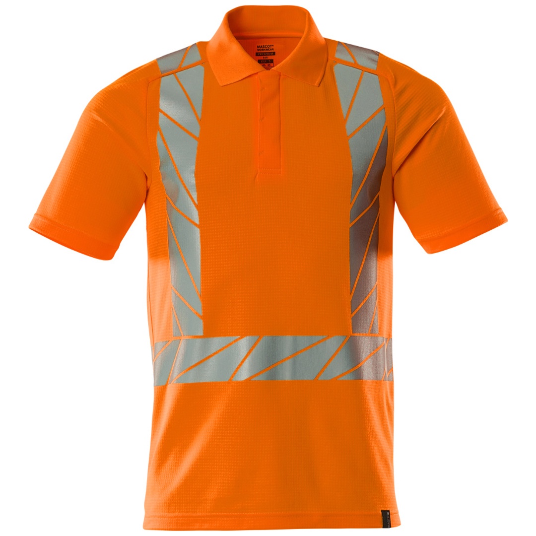 Mascot Polo-Shirt, moderne Passform Polo-shirt Gr. XL, hi-vis orange