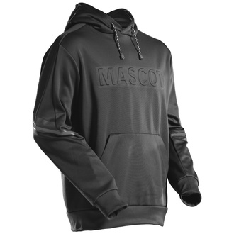 Mascot Fleece Kapuzensweatshirt mit MASCOT-Logo Gr. 4XL, schwarz