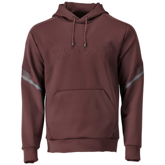 Mascot Fleece Kapuzensweatshirt mit MASCOT-Logo Gr. XS, bordeaux