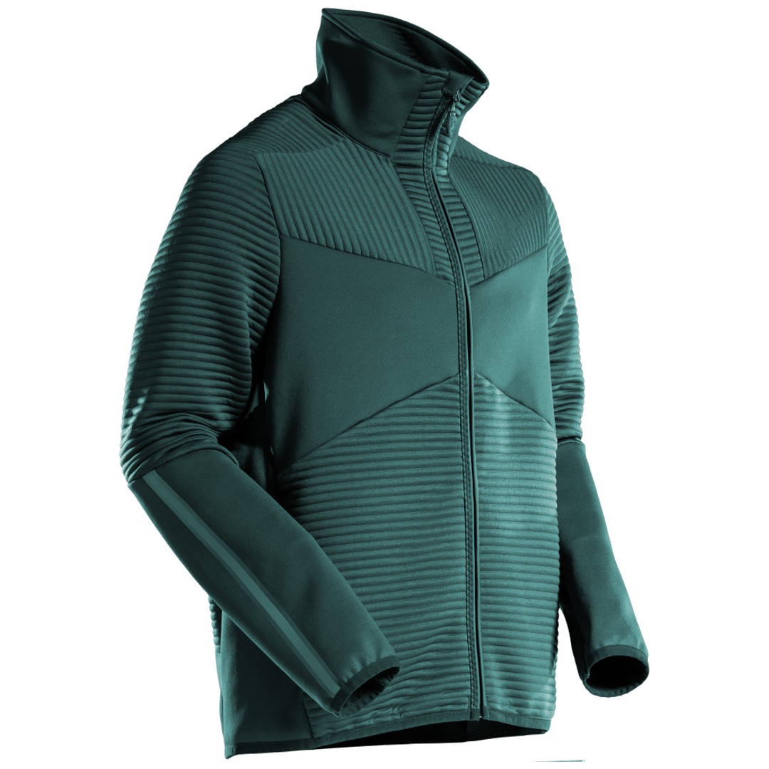 Mascot Fleecepullover mit Reißverschluss 22503 Gr. L, waldgrün
