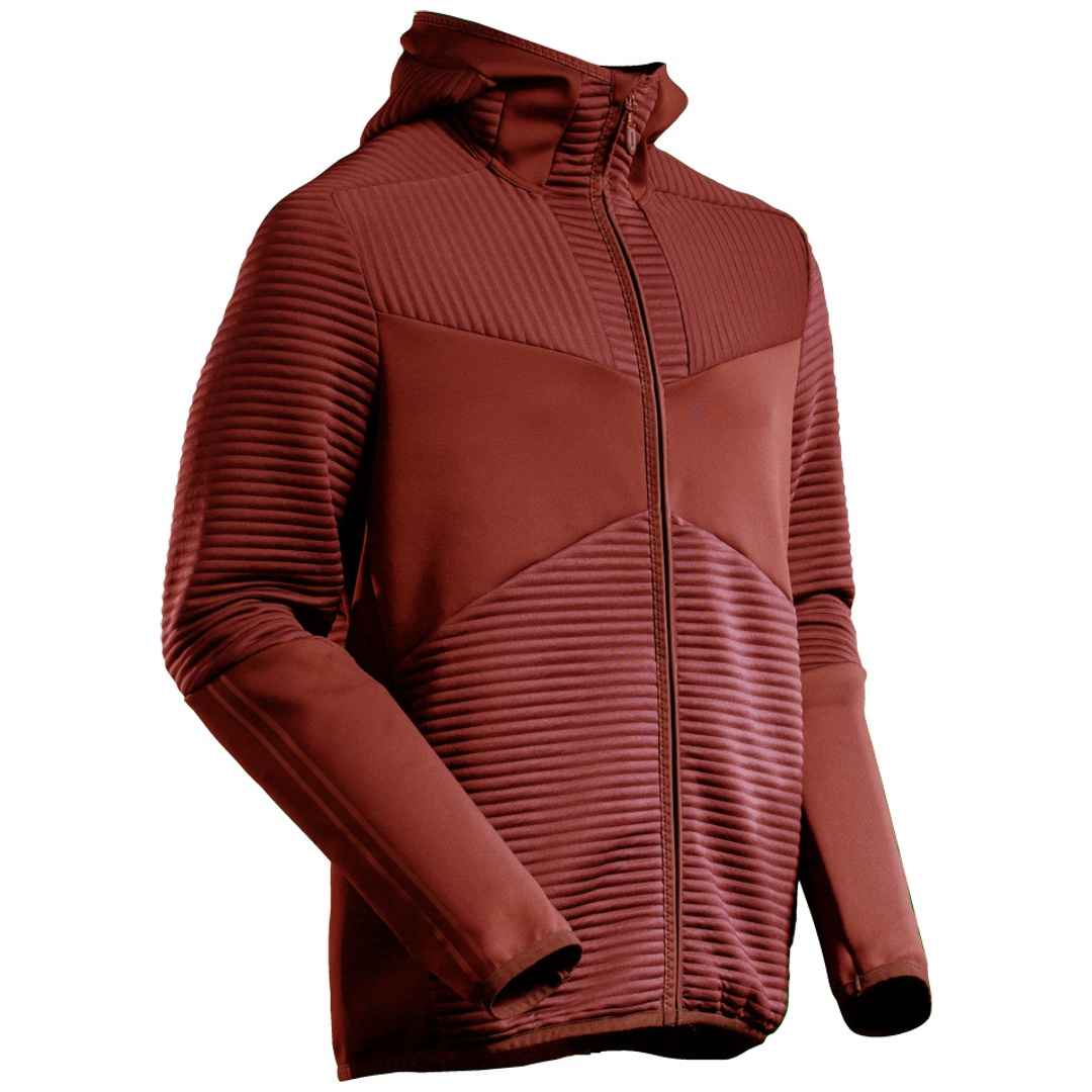 Mascot Fleecepullover, Kapuze, Reißverschluss 22603 Gr. 2XL, Herbstrot