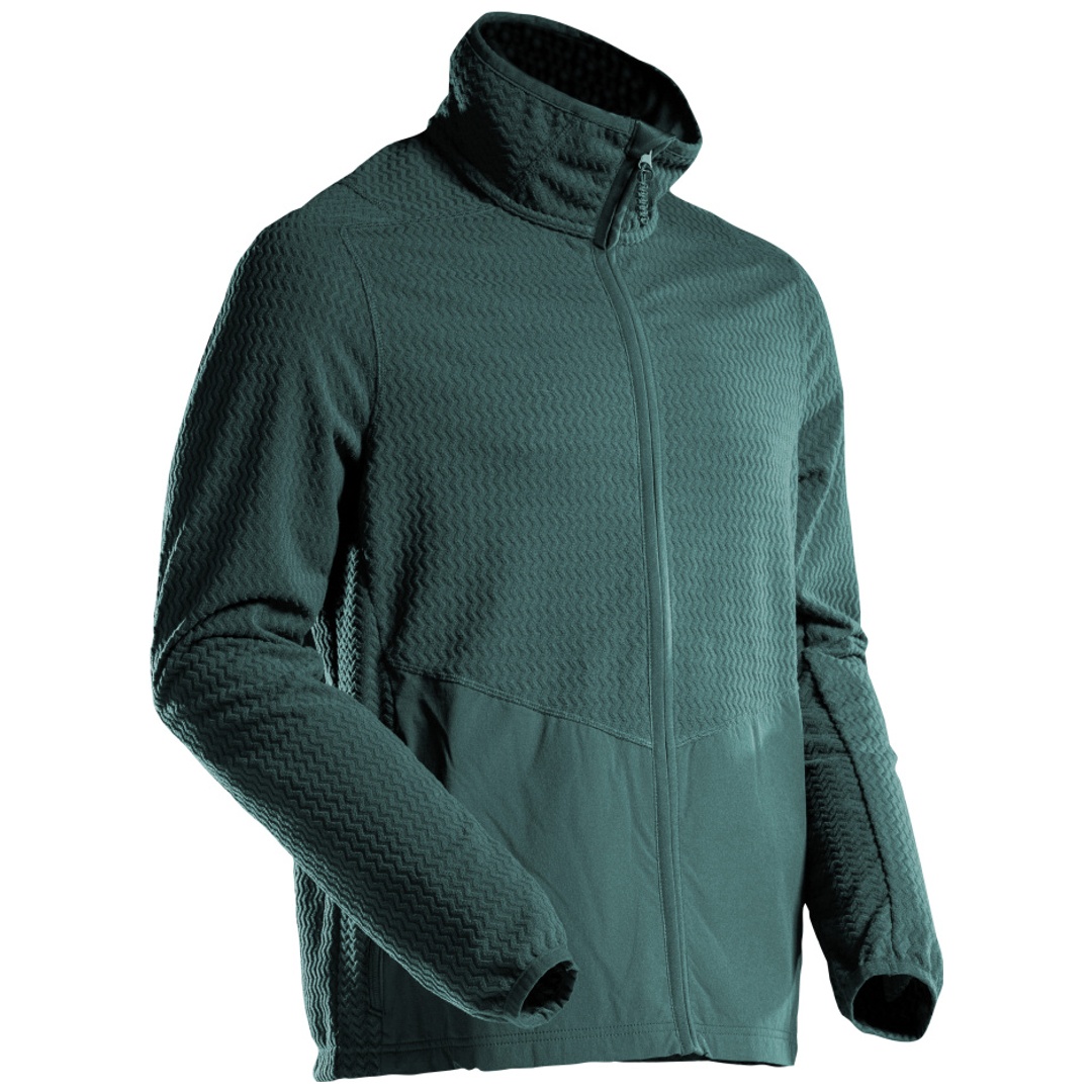 Mascot Microfleece Pullover mit Reißverschluss Microfleecejacke Gr. XS, waldgrün