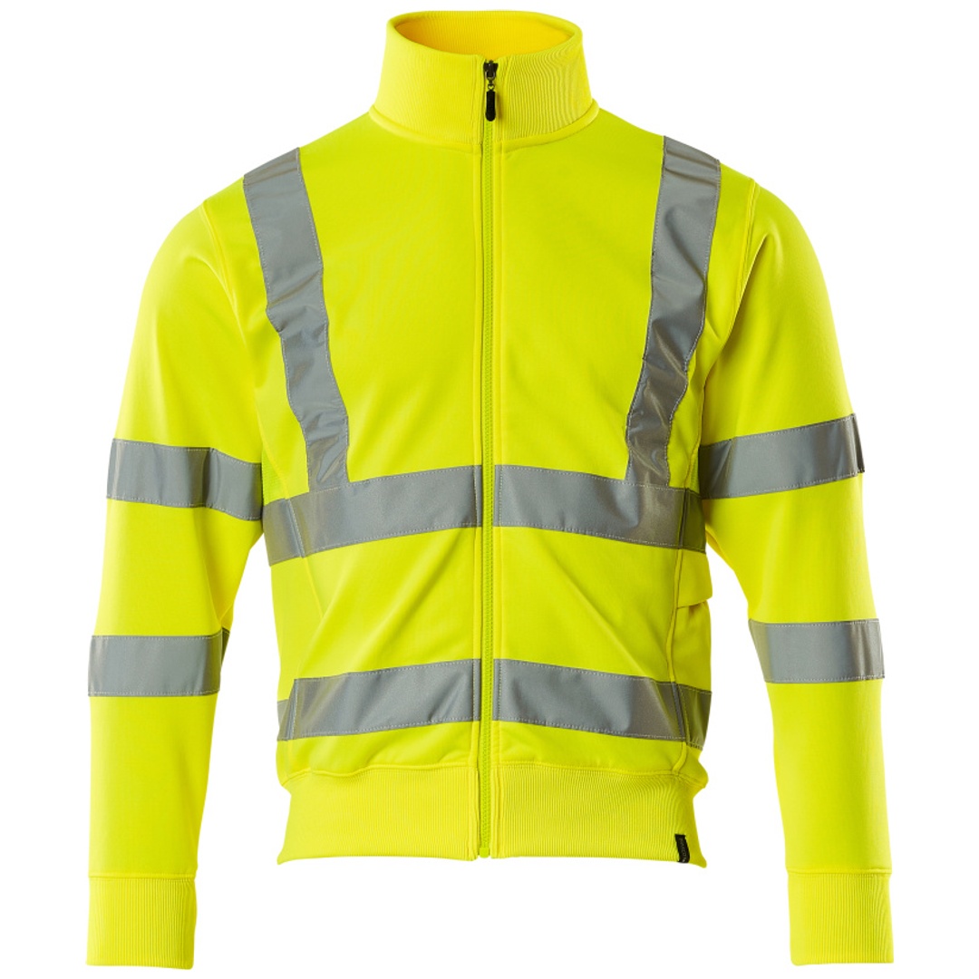 Mascot Warnschutz Sweatshirt MARINGA SAFE CLASSIC mit Reißverschluss 50115 Gr. 3XL warngelb