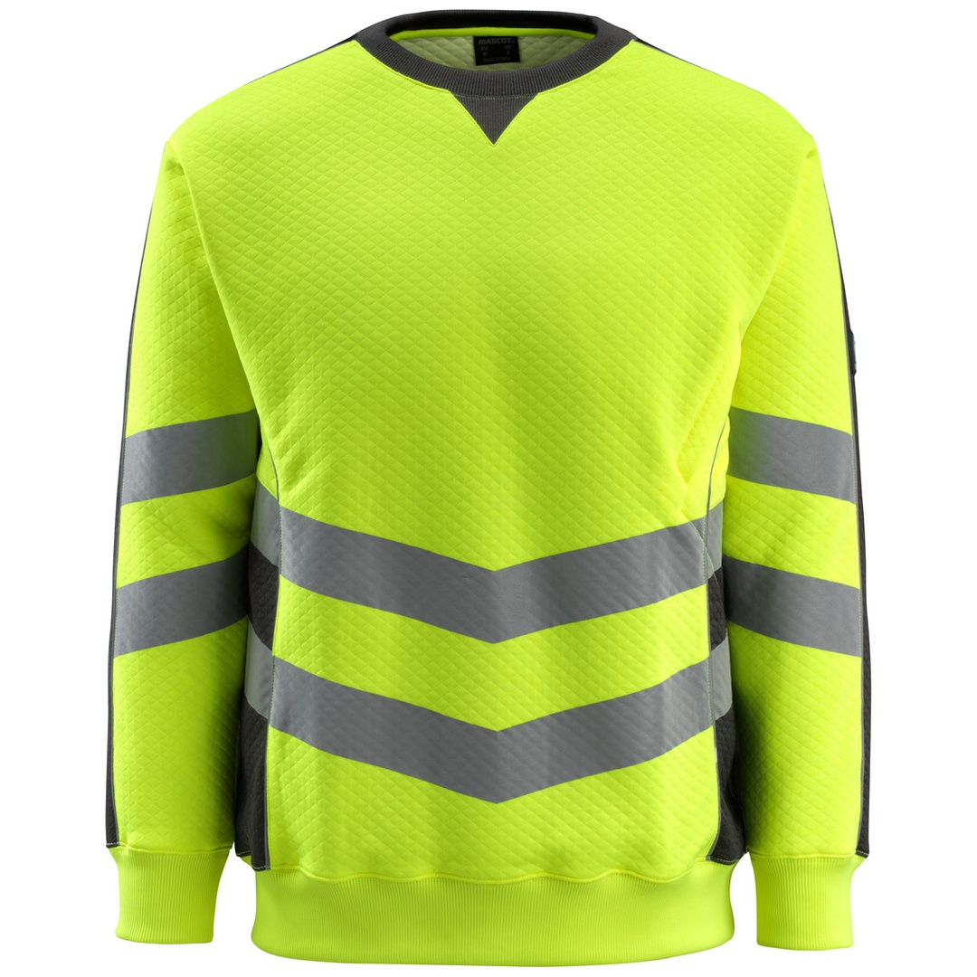 Mascot Warnsweatshirt SAFE SUPREME Wigton Gr. L warngelb/schwarz