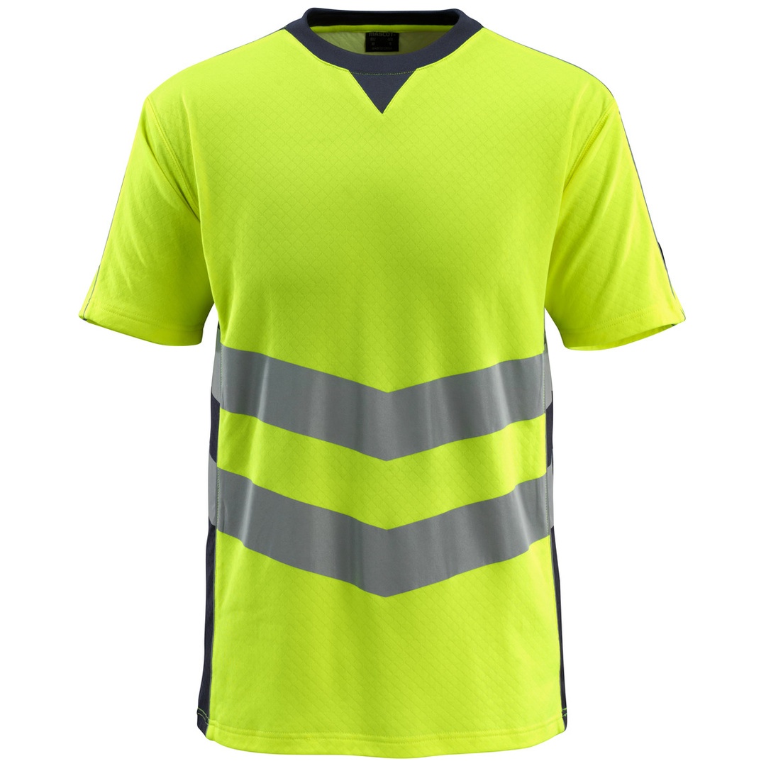 Mascot Warnschutz T-Shirt SANDWELL SAFE SUPREME 50127 Gr. 4XL warngelb/schwarzblau