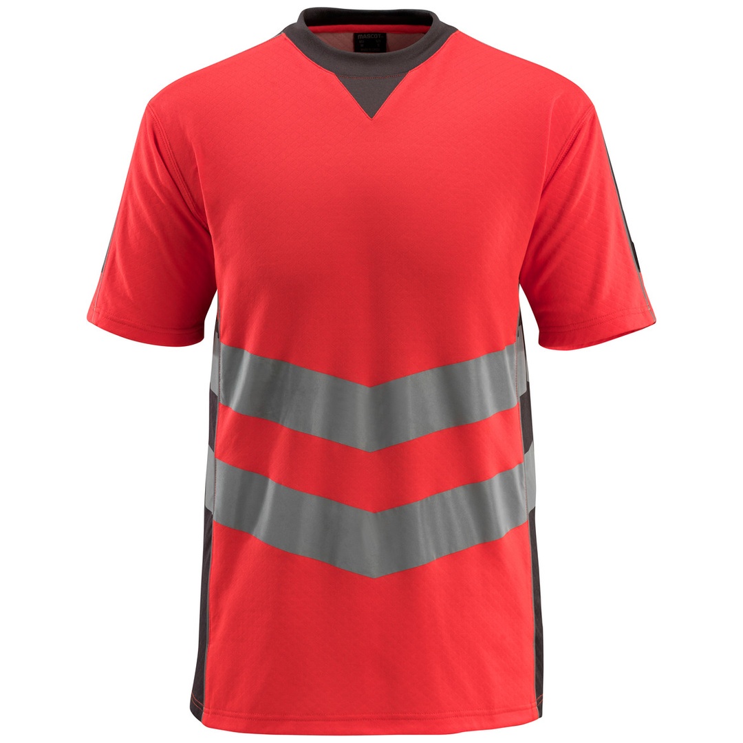 Mascot Warnschutz T-Shirt SANDWELL SAFE SUPREME 50127 Gr. 4XL warnrot/dunkelanthrazit