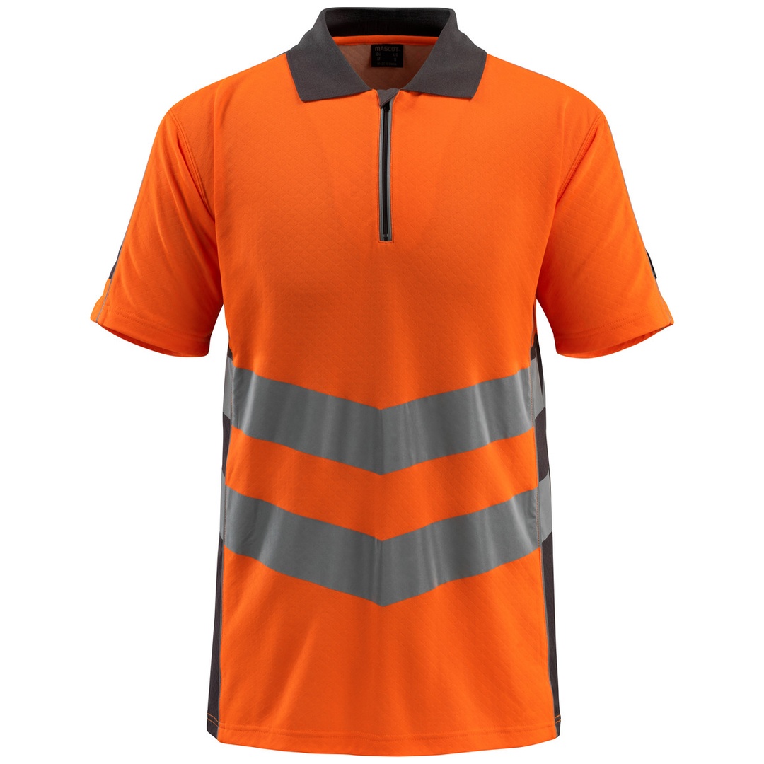Mascot Warnschutz Polo-Shirt MURTON SAFE SUPREME 50130 Gr. L hi-vis orange/dunkelanthrazit