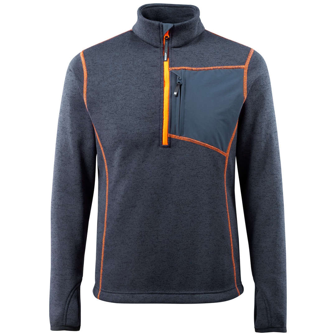 Mascot Strickpullover REIMS HARDWEAR mit kurzem Reißverschluss 50149 Gr. 3XL schwarzblau