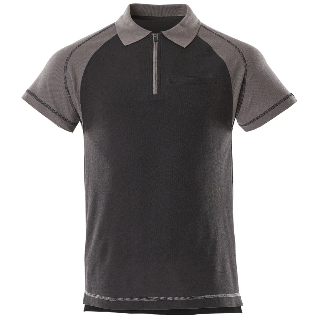 Mascot Polo-Shirt BIANCO mit Brusttasche IMAGE 50302 Gr. 3XL schwarz/anthrazit