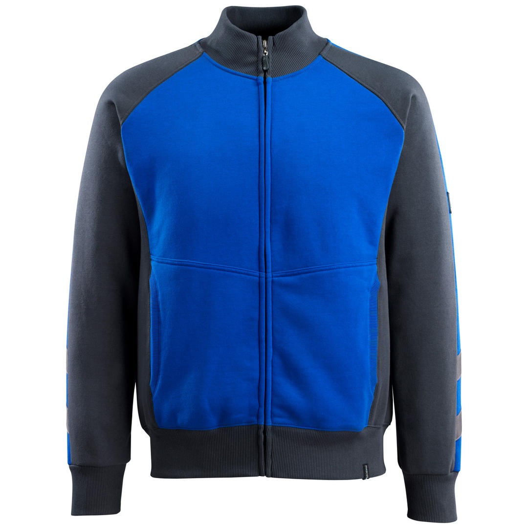 Mascot Sweatshirt AMBERG UNIQUE mit Reißverschluss 50565 Gr. 4XL kornblau/schwarzblau