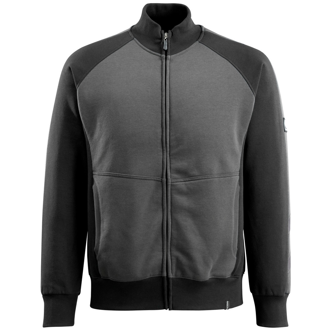 Mascot Sweatshirt AMBERG UNIQUE mit Reißverschluss 50565 Gr. S dunkelanthrazit/schwarz