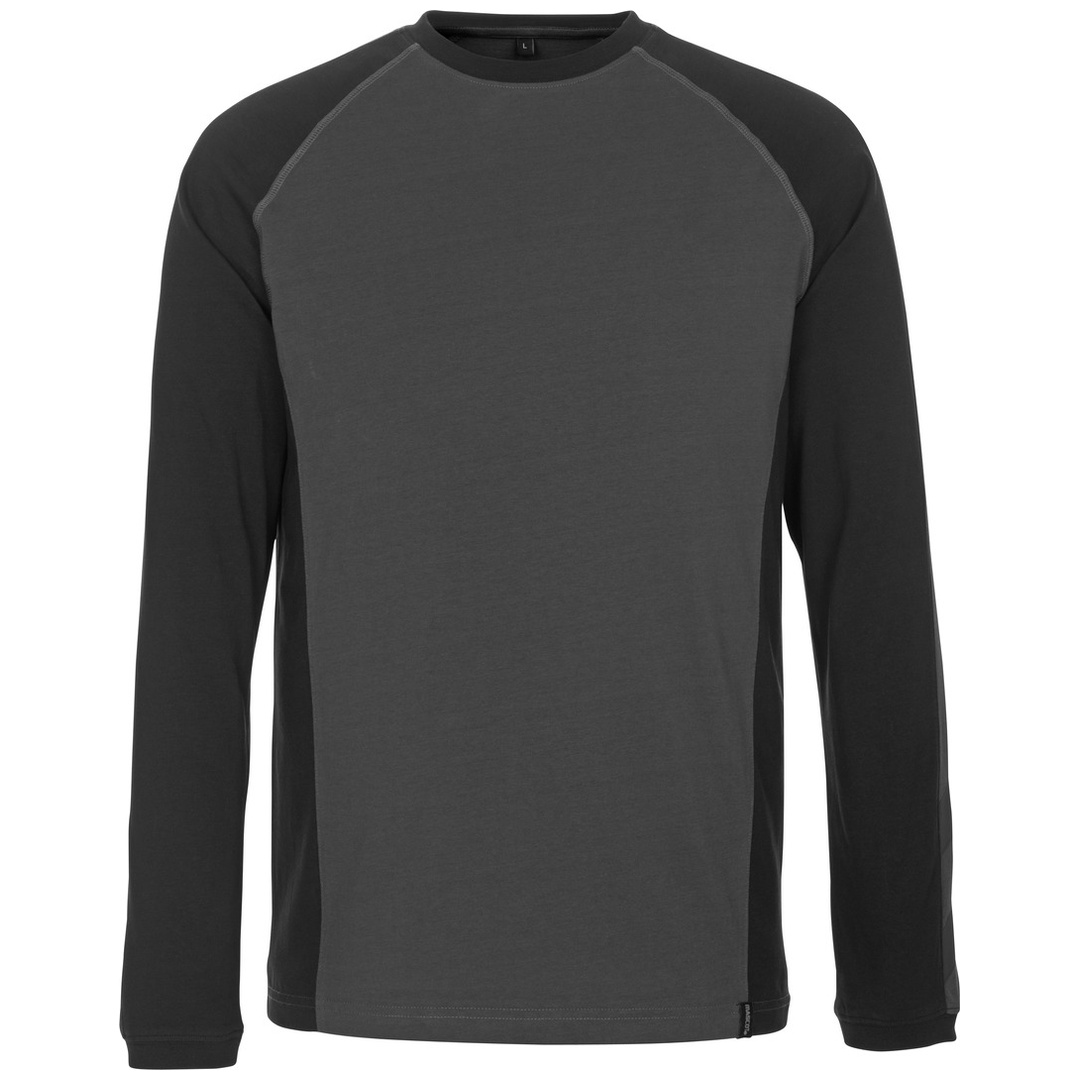 Mascot T-Shirt BIELEFELD UNIQUE langarm 50568 3XL dunkelanthrazit/schwarz
