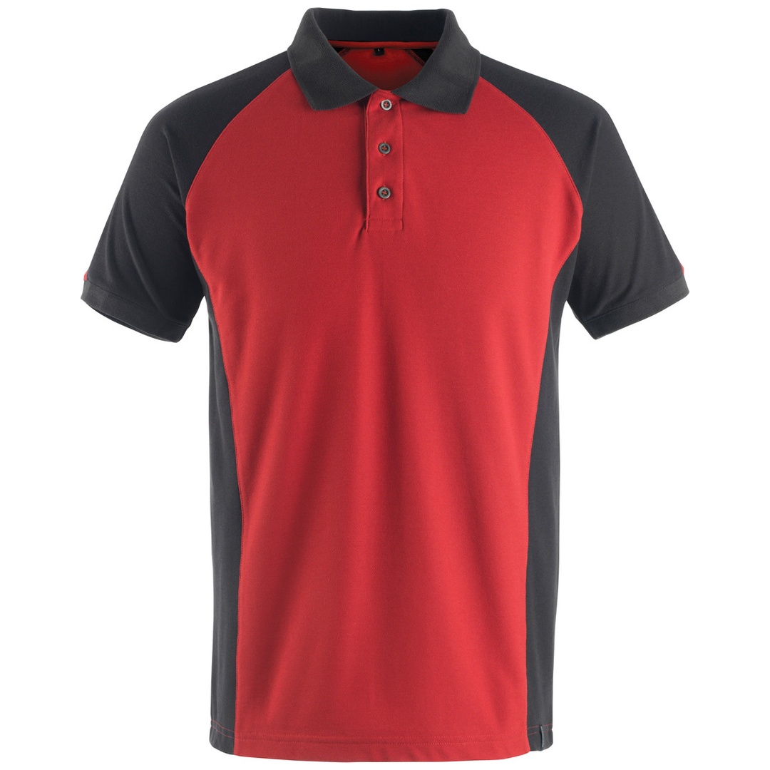 Mascot UNIQUE Poloshirt Bottrop Gr. M rot/schwarz