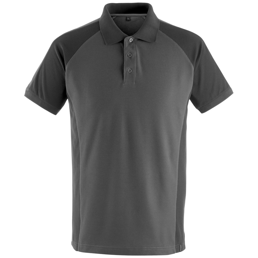Mascot UNIQUE Poloshirt Bottrop Gr. S dunkelanthrazit/schwarz