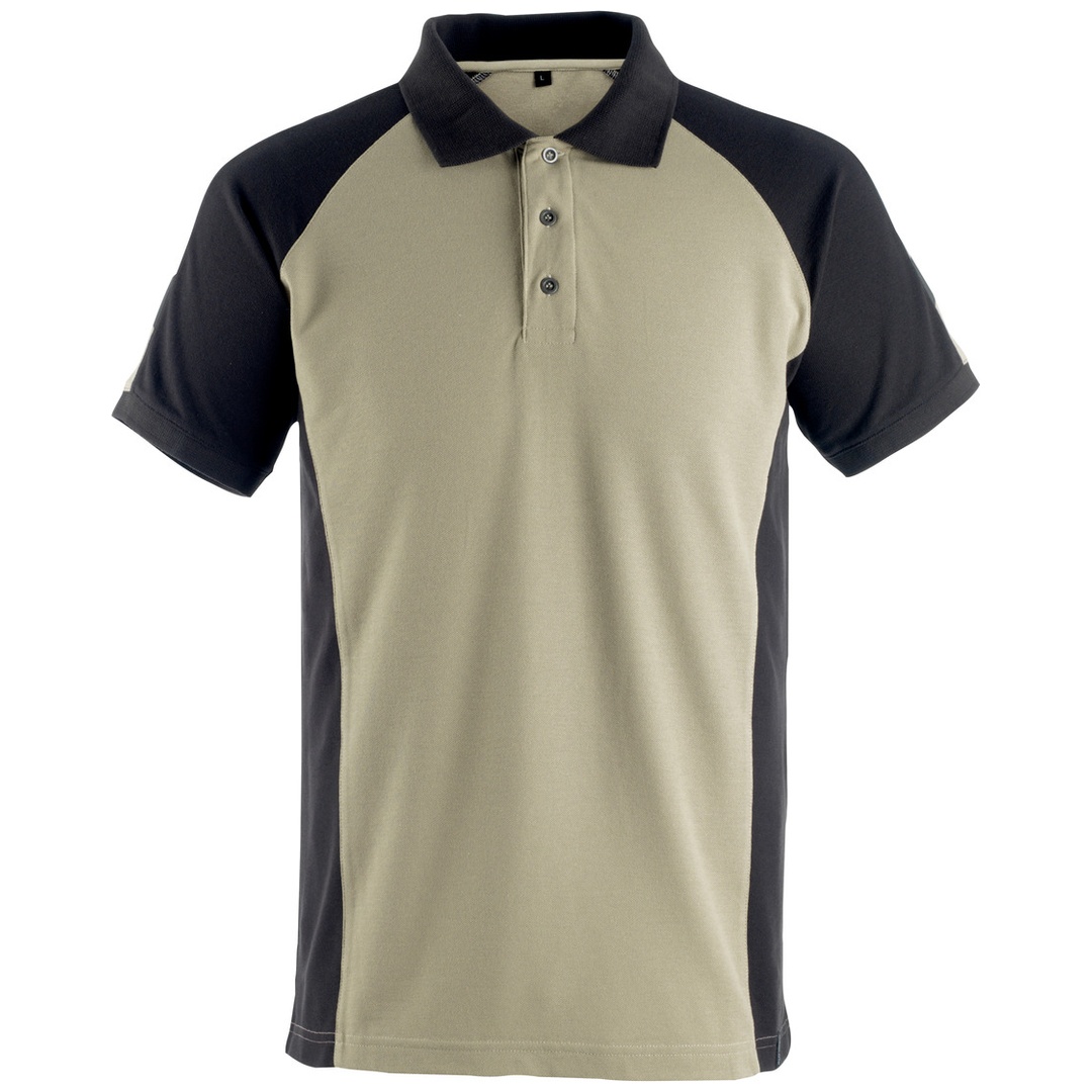Mascot UNIQUE Poloshirt Bottrop Gr. 3XL hellkhaki/schwarz