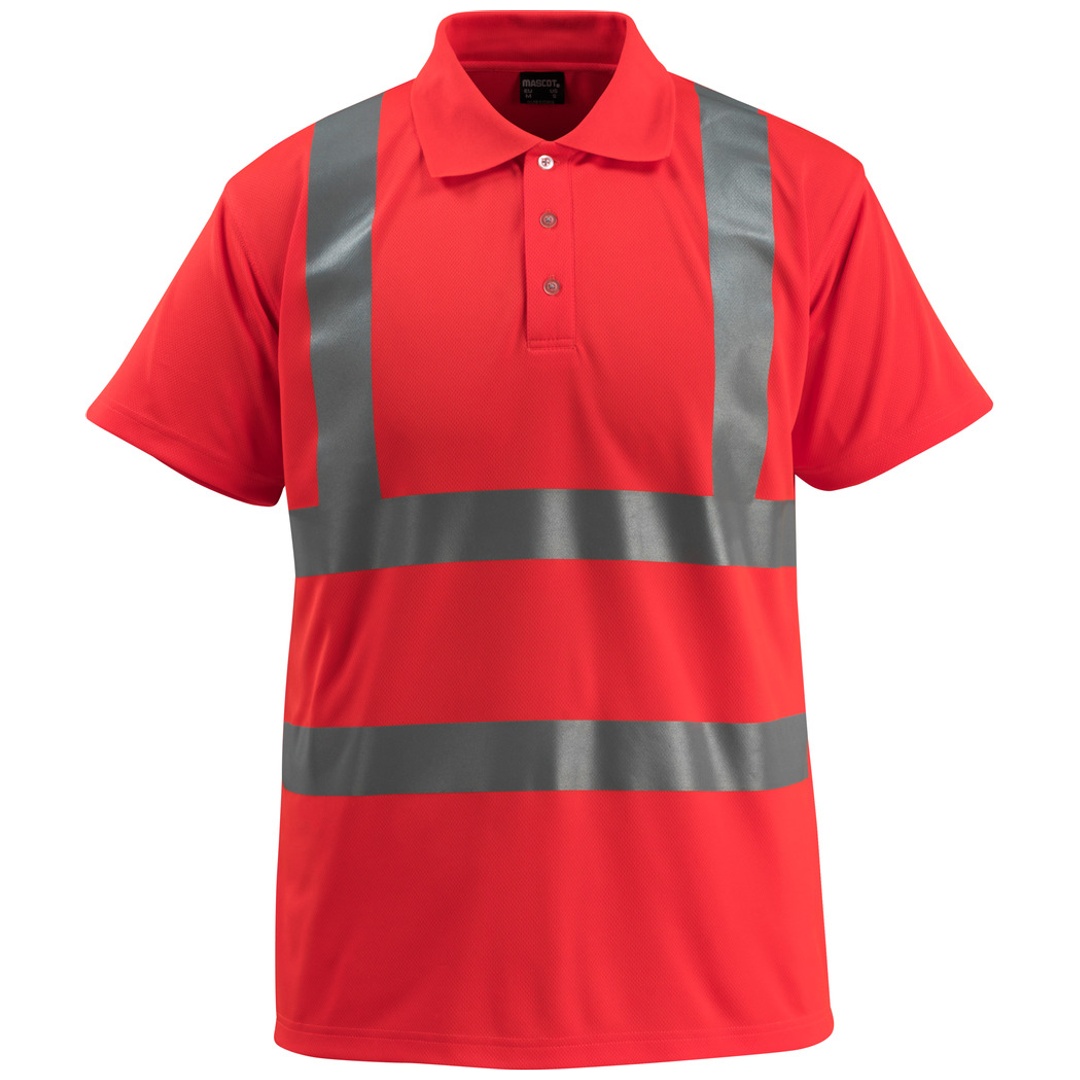 Mascot Warnschutz Polo-Shirt BOWEN SAFE LIGHT 50593 Gr. L warnrot