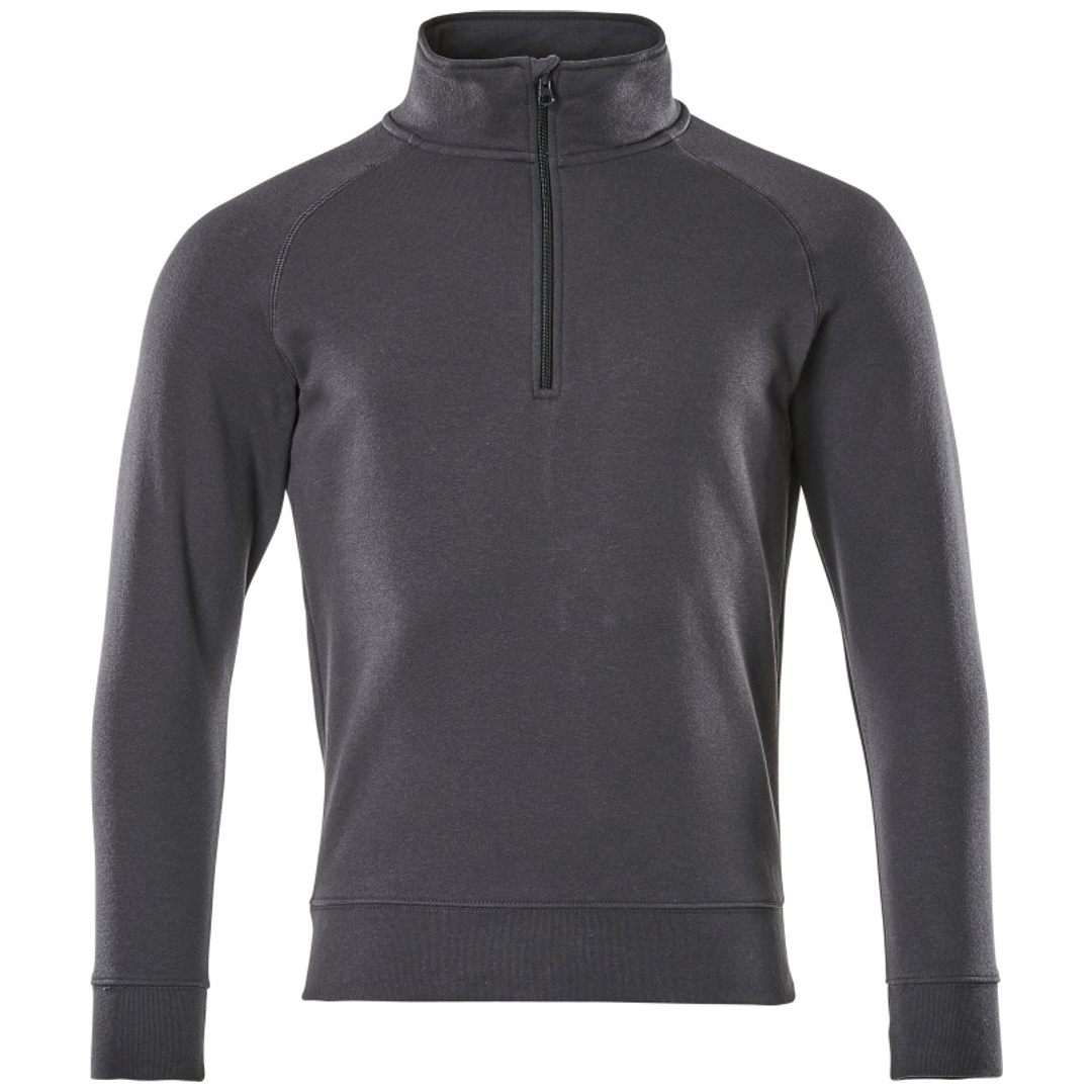 Mascot Sweatshirt NANTES CROSSOVER mit kurzem Reißverschluss, Herren 50611 Gr. S schwarzblau