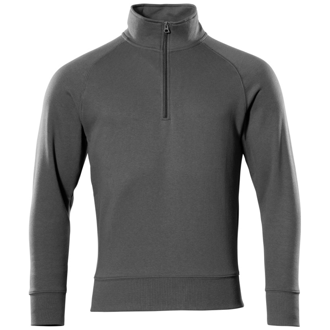 Mascot Sweatshirt NANTES CROSSOVER mit kurzem Reißverschluss, Herren 50611 Gr. 3XL dunkelanthrazit
