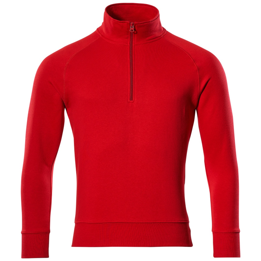 Mascot Sweatshirt NANTES CROSSOVER mit kurzem Reißverschluss, Herren 50611 Gr. 3XL verkehrsrot