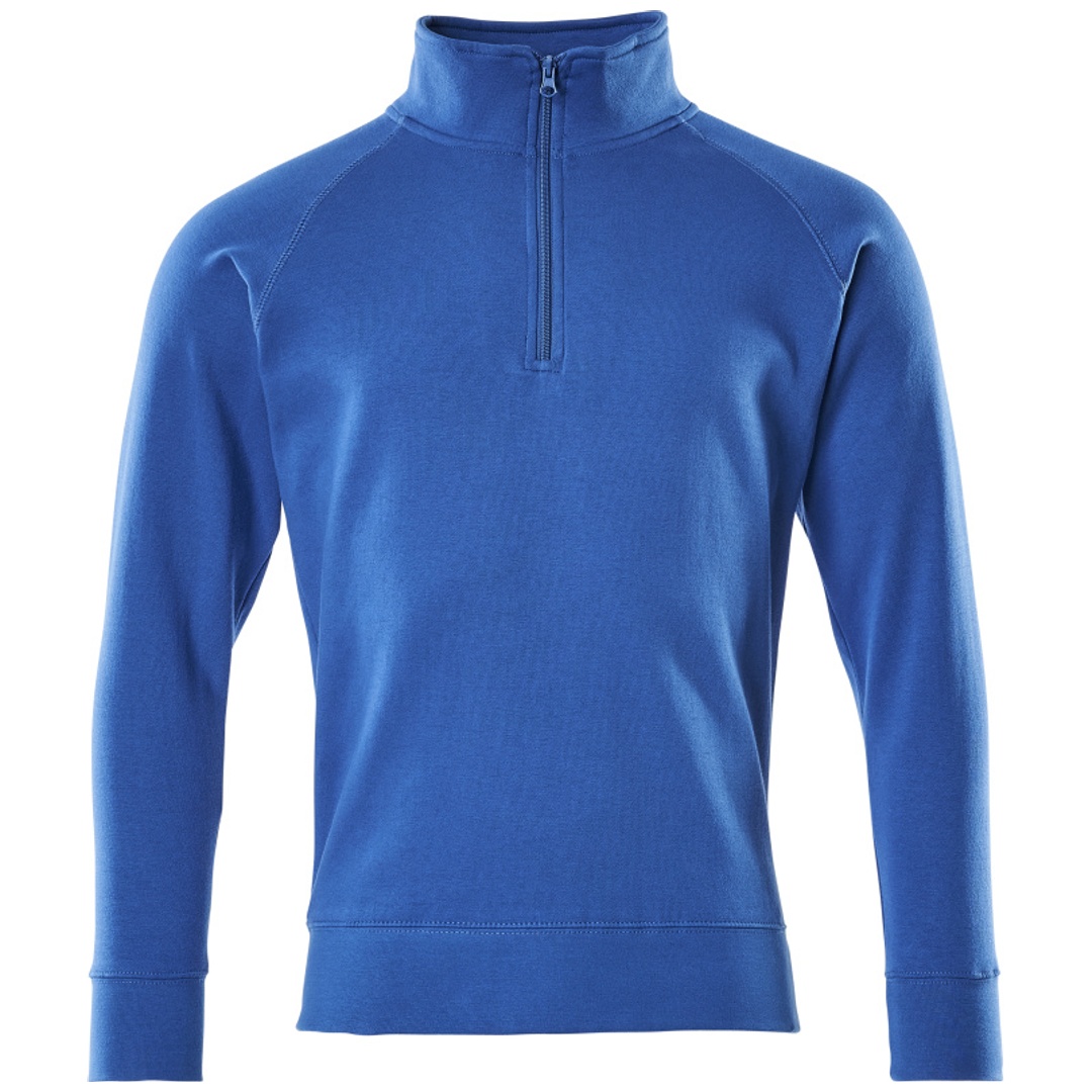 Mascot Sweatshirt NANTES CROSSOVER mit kurzem Reißverschluss, Herren 50611 Gr. M azurblau